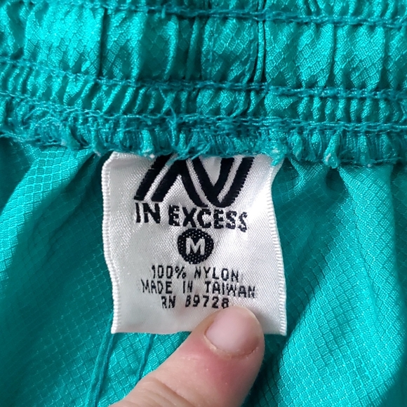 Vintage In Excess Drawstring Nylon Shorts - Picture 2 of 6